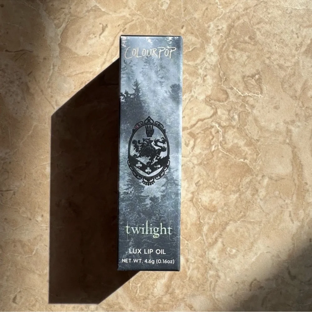 Colourpop Twilight Super-Nourishing Lux Lip Oil Team Edward Blue & Silver NIB